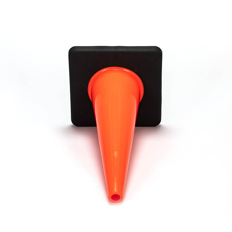 RC700C-3 HEAVY DUTY BLACK BASE PVC TRAFFIC CONE - AMERICAN STD