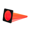 RC900C-1 HEAVY DUTY BLACK BASE PVC TRAFFIC CONE - AMERICAN STD