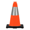 RC450G-1 GRIP HEAVY DUTY BLACK BASE PVC TRAFFIC CONE 