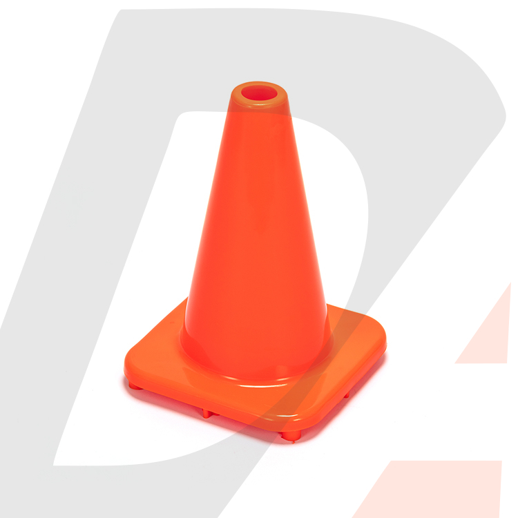 Solid Orange PVC Traffic Cone RC300A-1