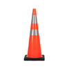 RC900C-1 HEAVY DUTY BLACK BASE PVC TRAFFIC CONE - AMERICAN STD