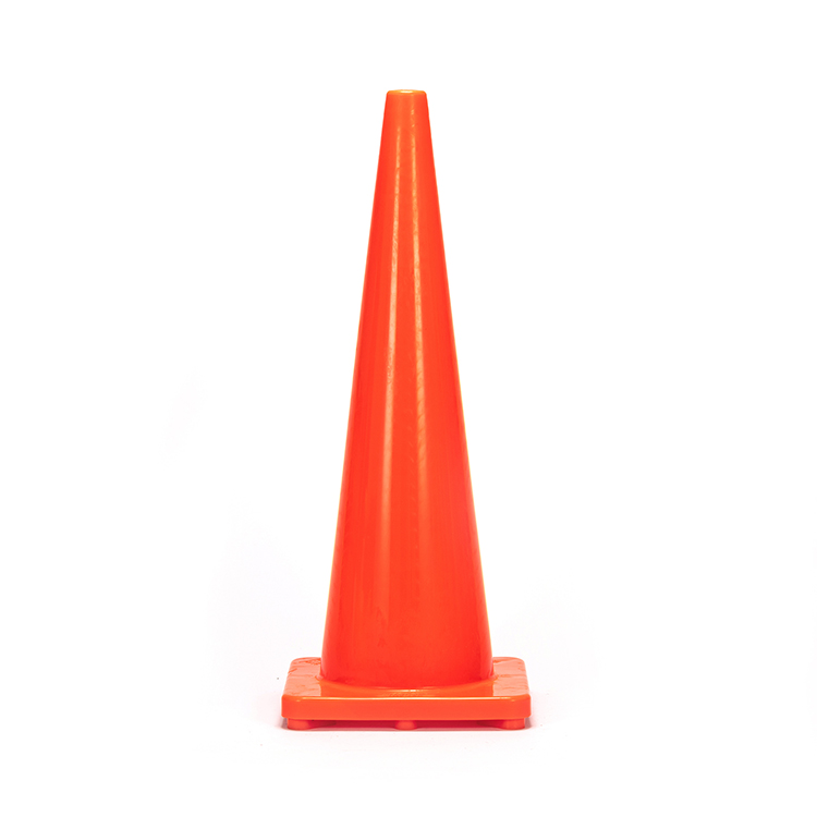 RC900A-2 ECONOMIC SOLID ORANGE PVC TRAFFIC CONE