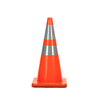 RC700D-2 FLOWING ORANGE BASE PVC TRAFFIC CONE