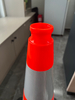 RC750G-1 30" BLACK BASE PVC TRAFFIC CONE - EUROPEAN STD 