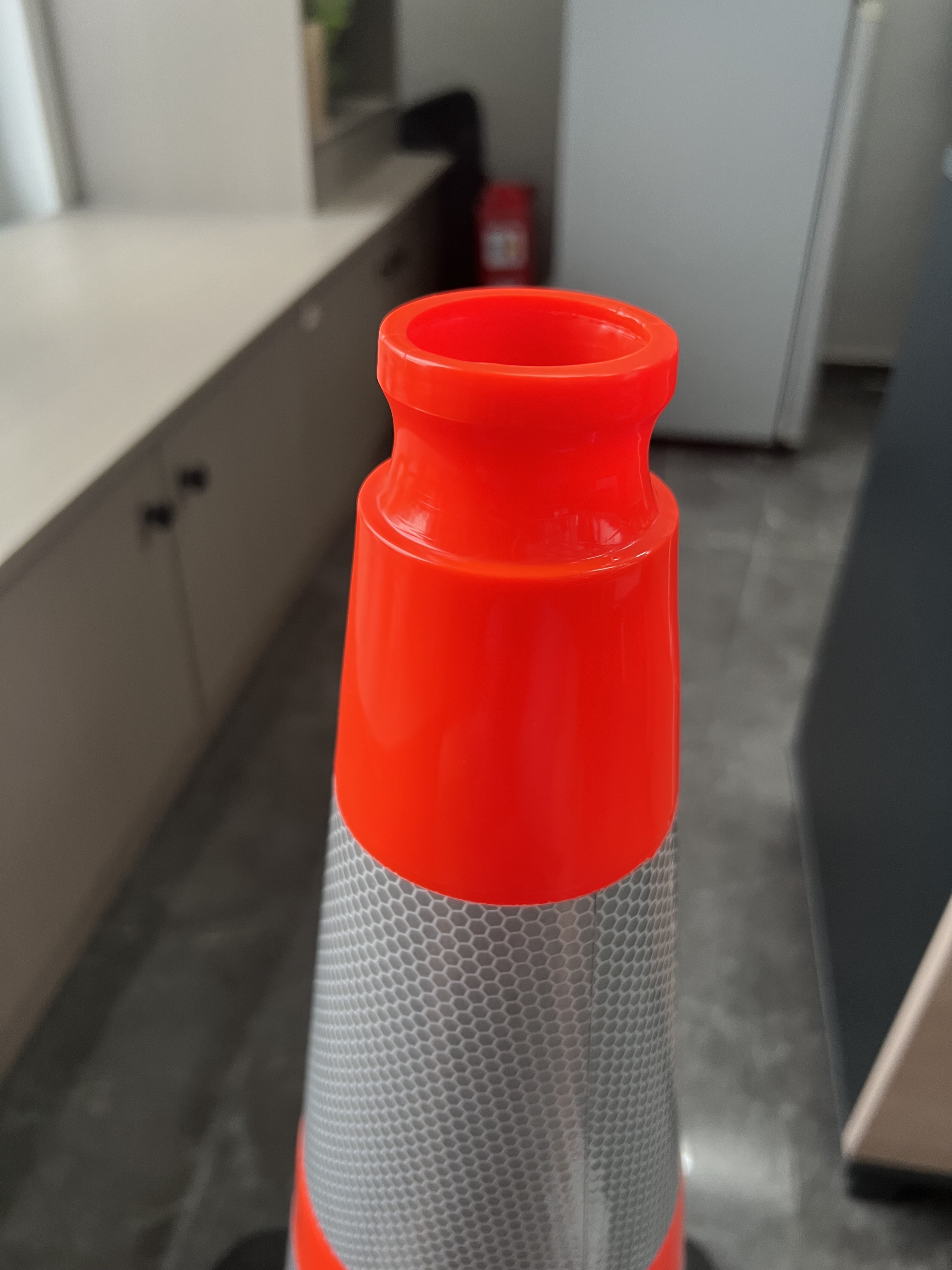 RC750G-1 30" BLACK BASE PVC TRAFFIC CONE - EUROPEAN STD 