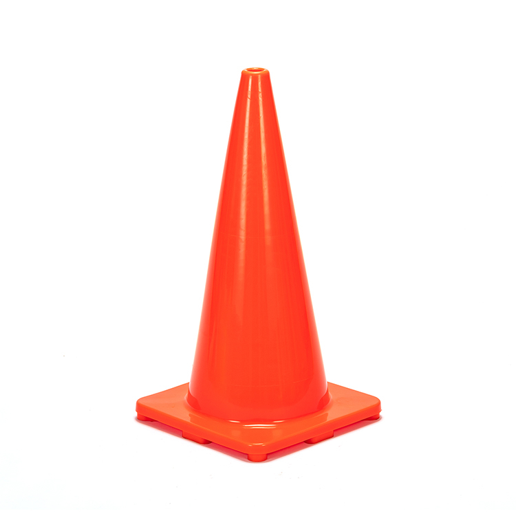 RC700A-1 SOLID ORANGE PVC TRAFFIC CONE