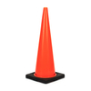 RC900C-2 36" HEAVY DUTY BLACK BASE PVC TRAFFIC CONE