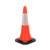 RC750PR-1 20" PE TRAFFIC CONE (RUBBER BASE)