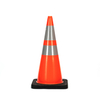 RC700C-2 HEAVY DUTY BLACK BASE PVC TRAFFIC CONE - AMERICAN STD