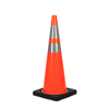 RC900C-2 36" HEAVY DUTY BLACK BASE PVC TRAFFIC CONE