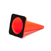 RC700D-2 FLOWING ORANGE BASE PVC TRAFFIC CONE