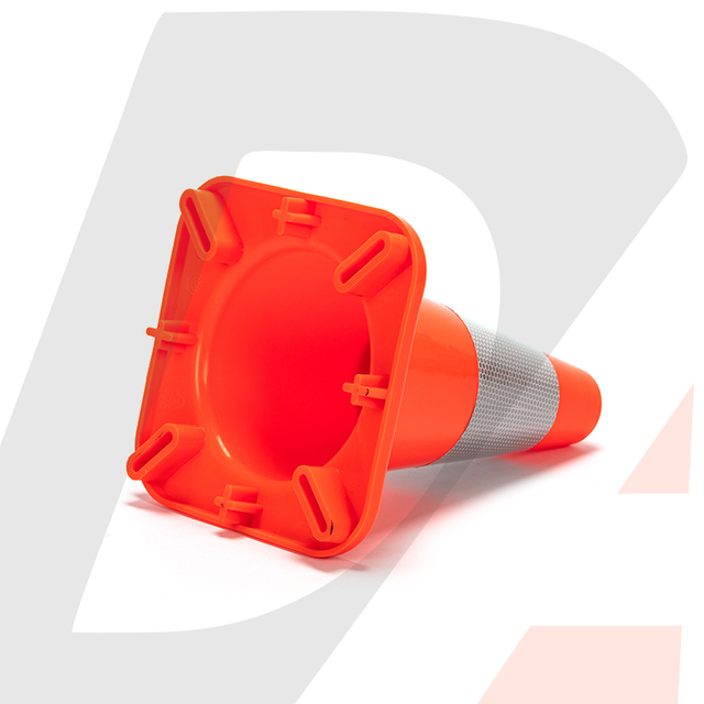 Solid Orange PVC Traffic Cone RC300A-1