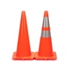 RC700A-3 SOLID ORANGE PVC TRAFFIC CONE