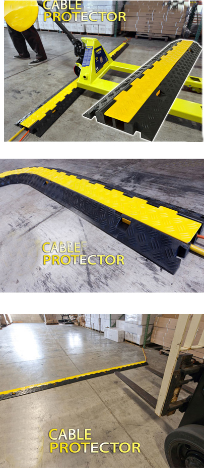 CP-2HD HEAVY DUTY RUBBER CABLE PROTECTOR RAMP / CABLE GUARD