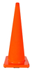 RC900D-1/2 36" SOLID FLOWING ORANGE PVC TRAFFIC CONE