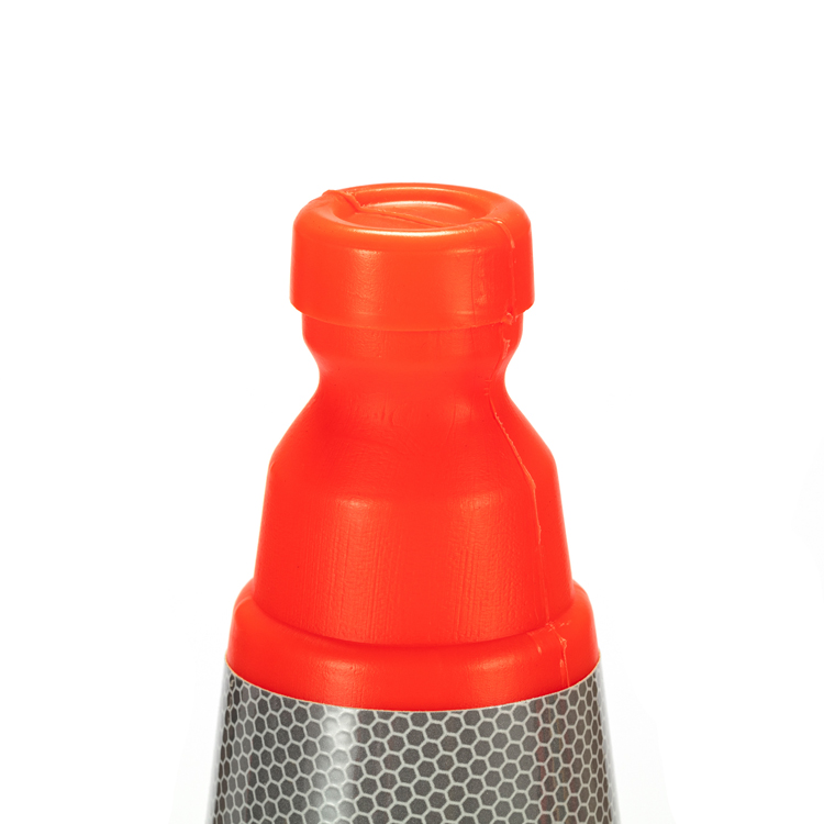 RC750PR-3 30" PE TRAFFIC CONE (RUBBER BASE)